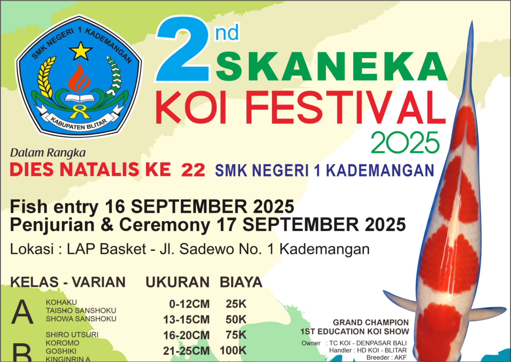 2nd SKANEKA Koi Festival 2025
