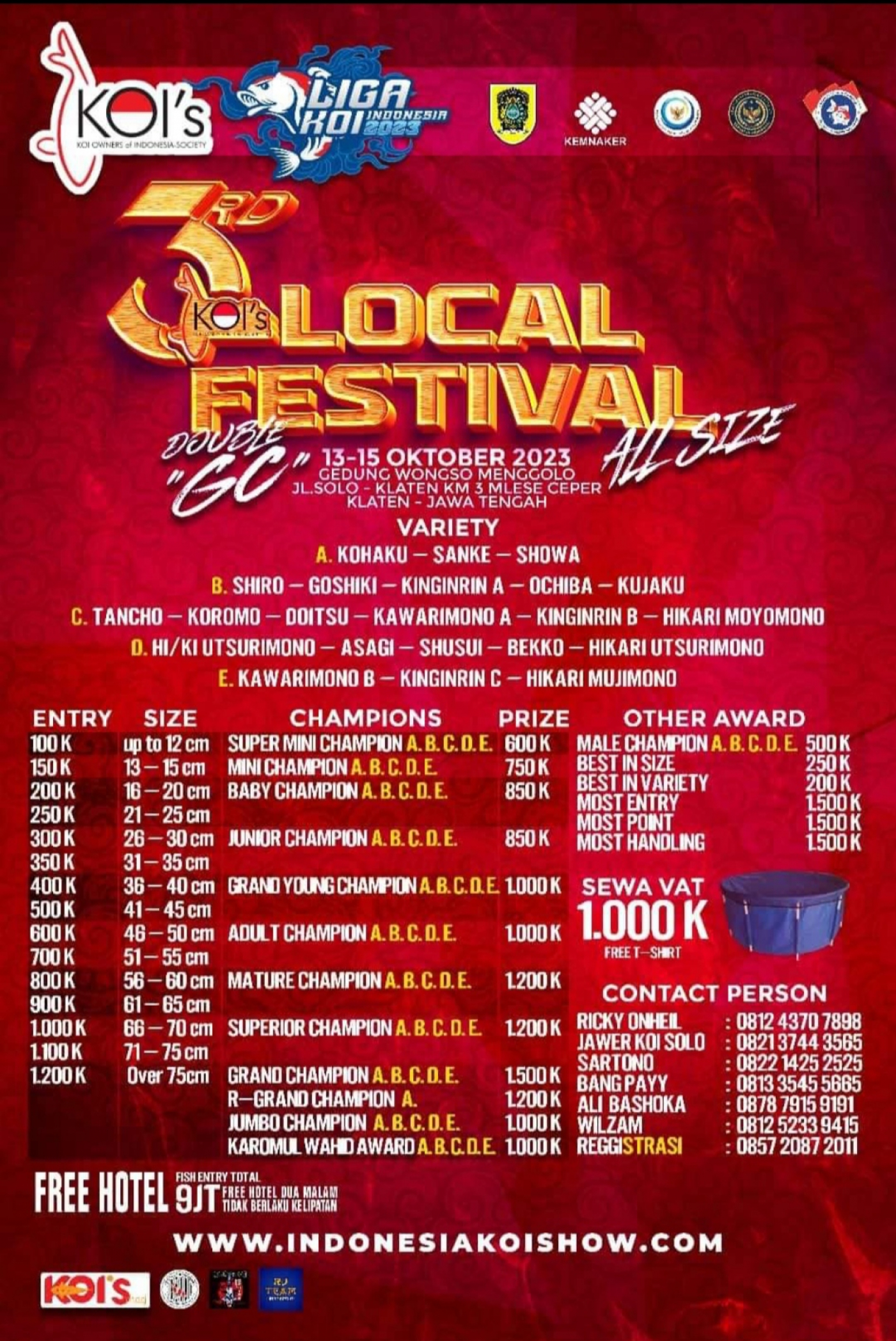 3rd Lokal Koi's Festival - Klaten