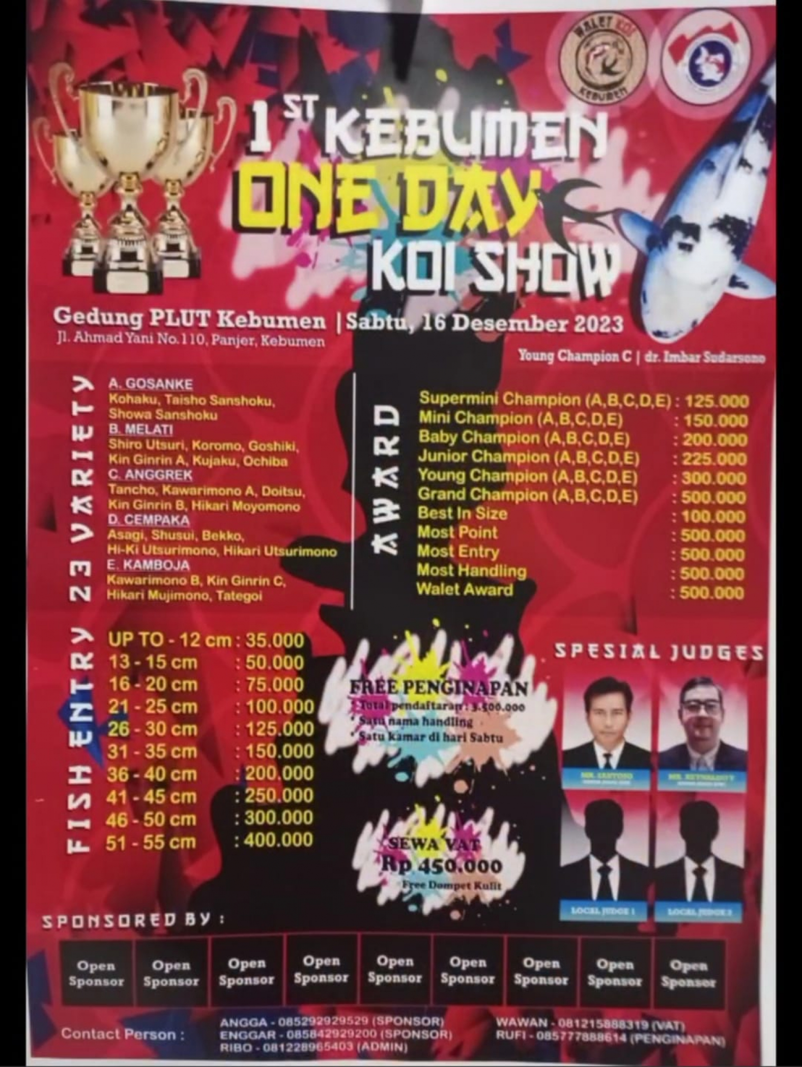1st KEBUMEN One Day Koi Show