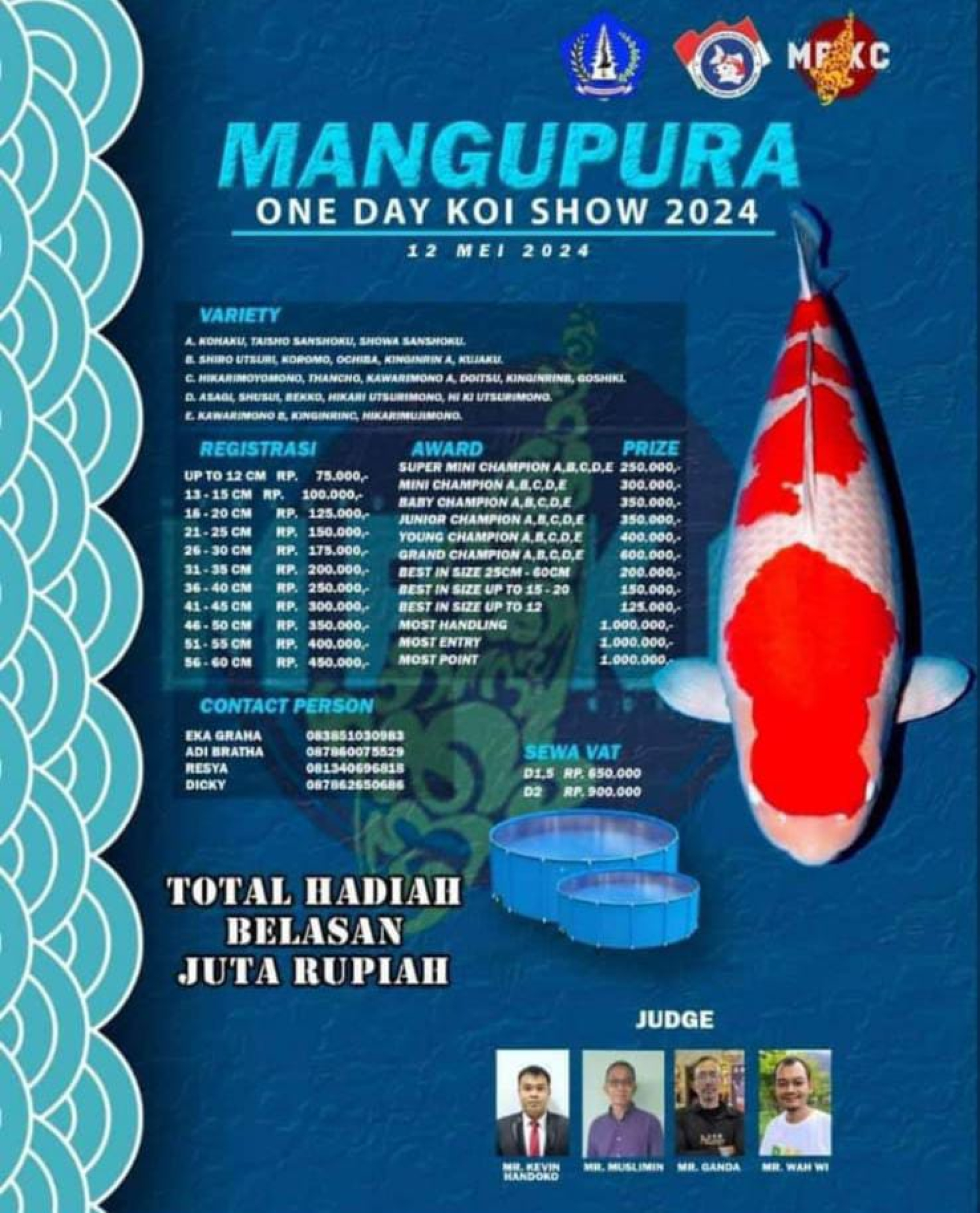 Mangapura Oneday Koi Show 2024