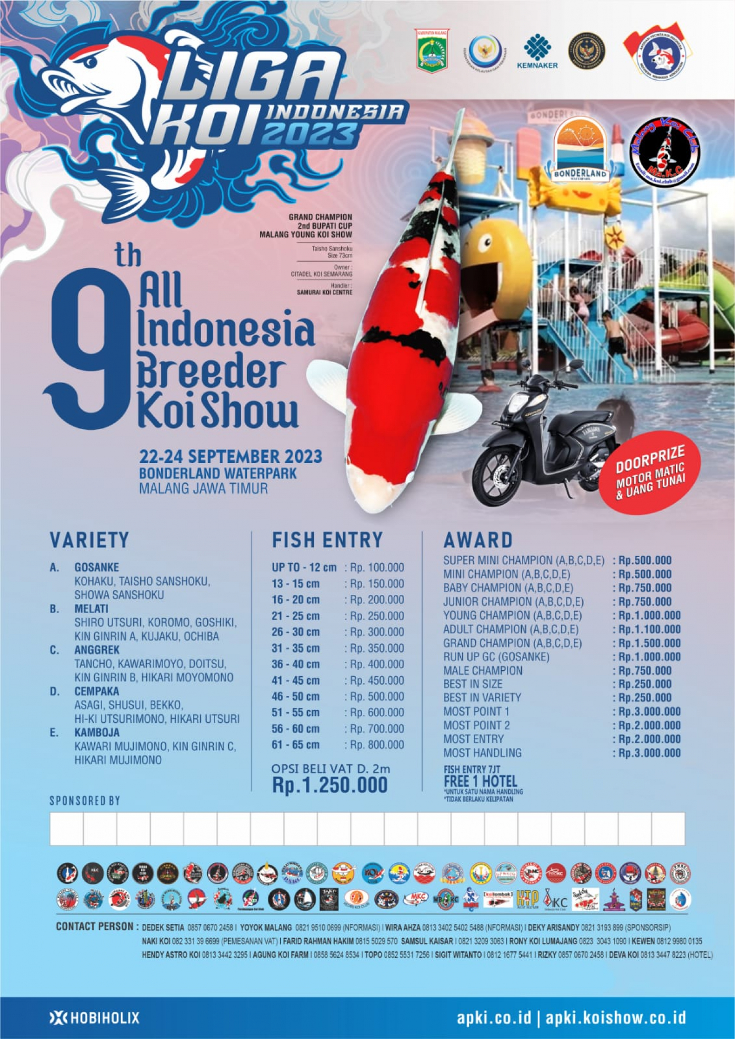 9th All Indonesia Breeder Koi Show 2023
