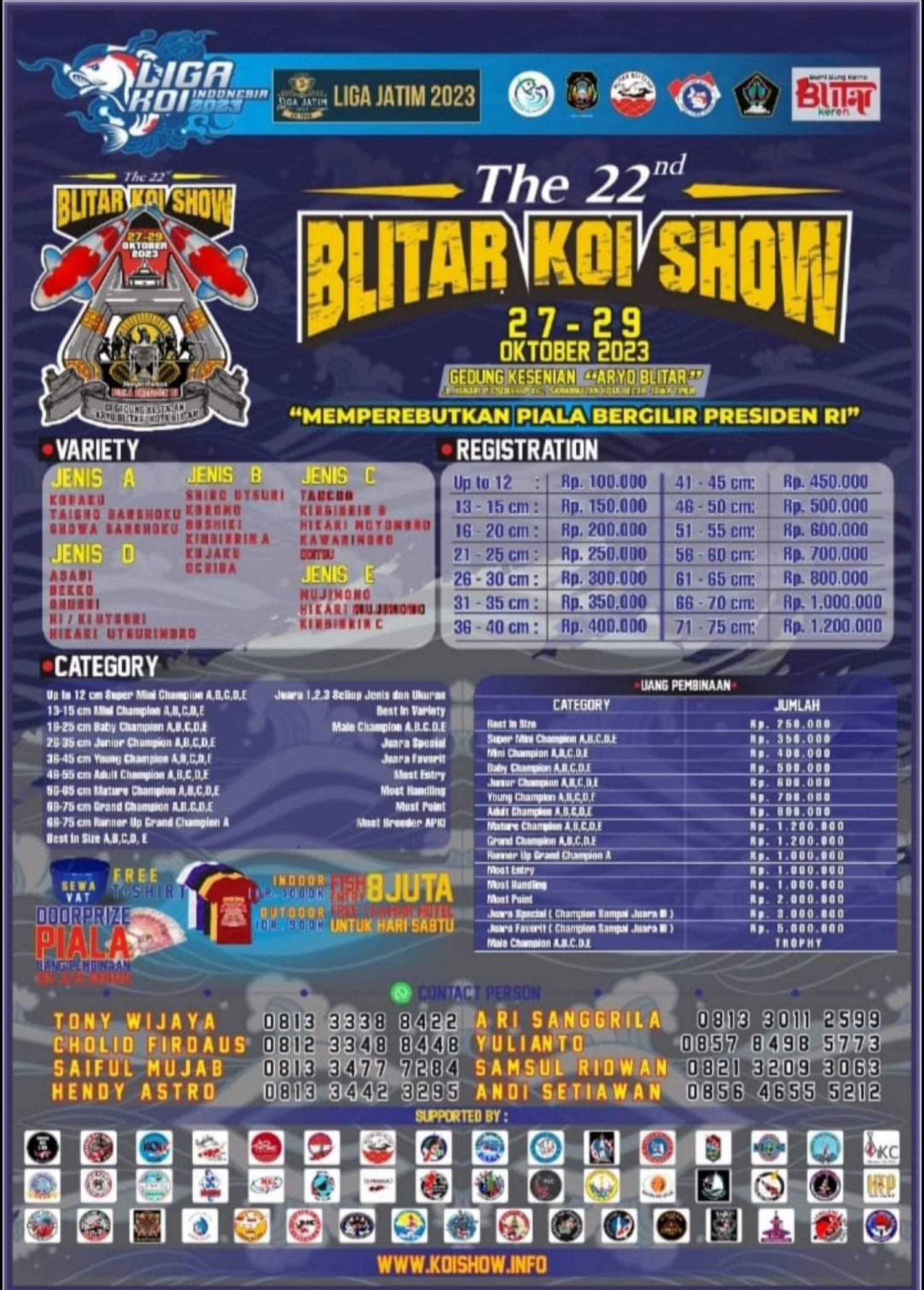 22nd All Blitar Koi SHow 2023