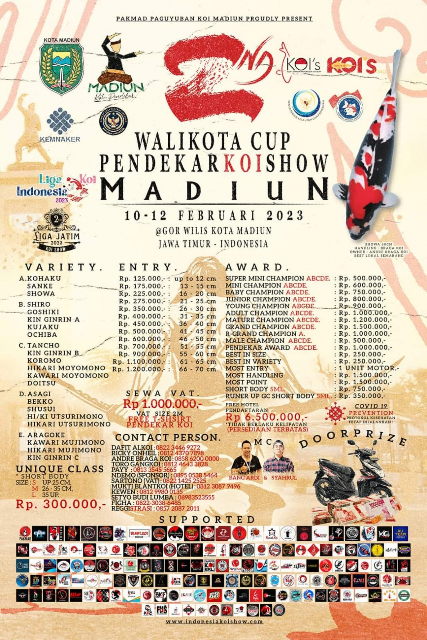 Walikota Cup Pendekar Koi Show 2023