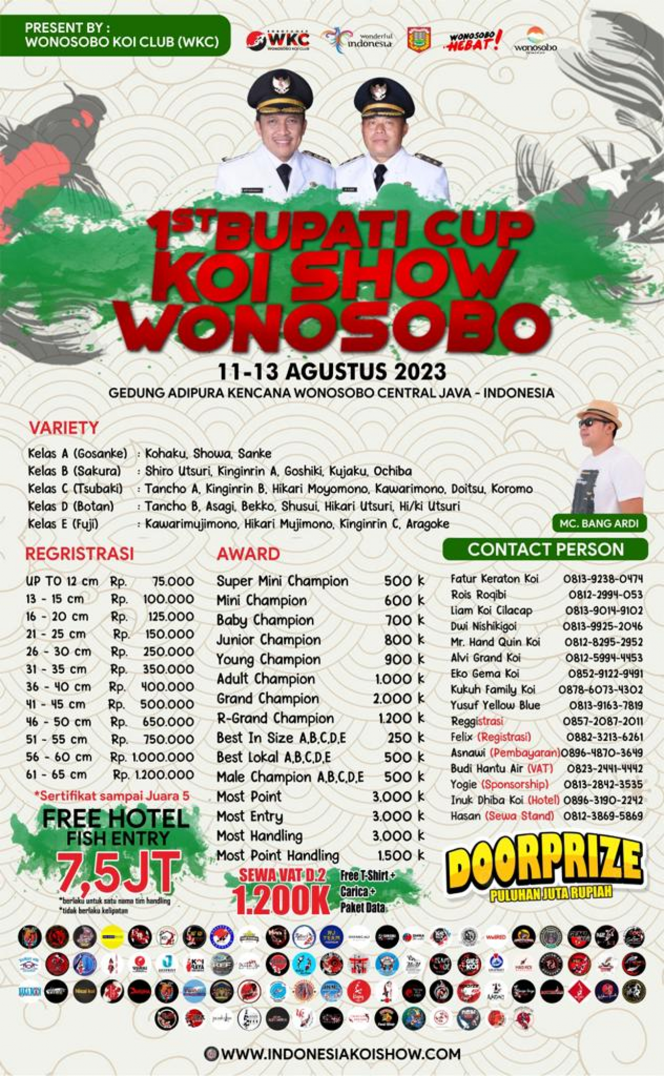 1st Bupati Wonosobo Koi Show