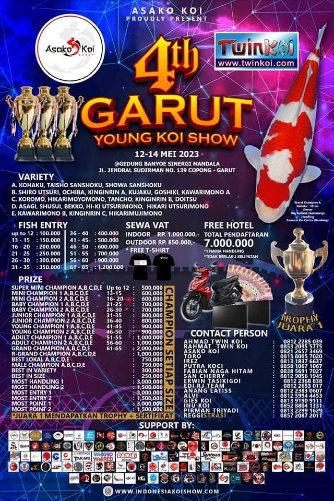 4th Garut Young Koi SHow