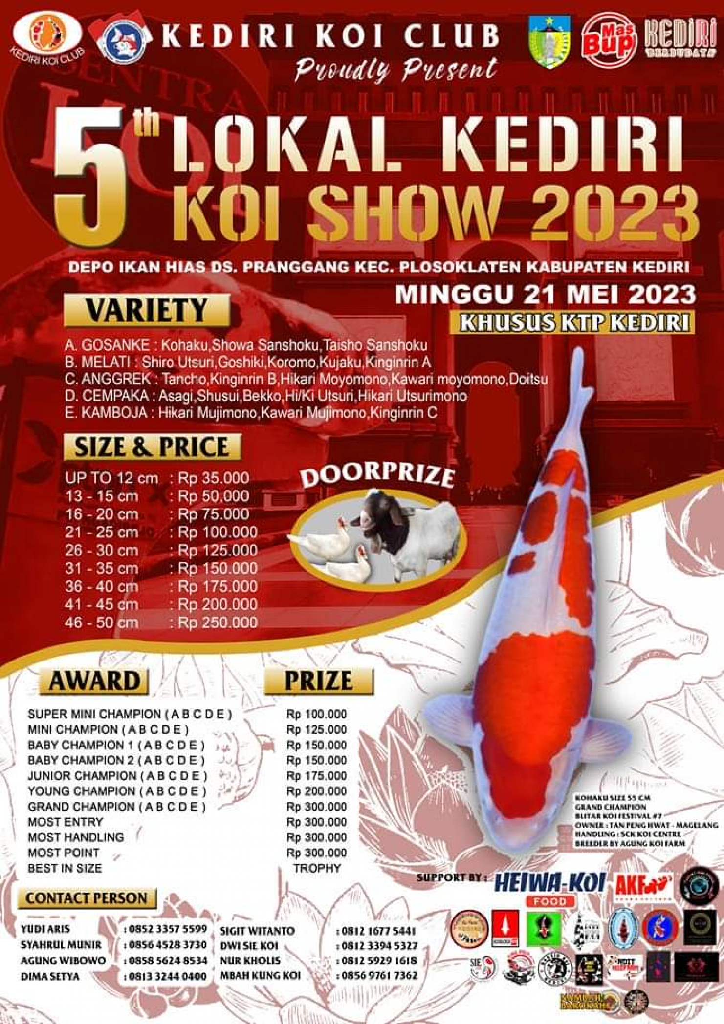 5th Lokal Kediri Koi Show 2023